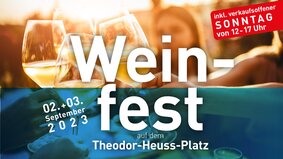 Plakatmotiv zum Weinfest samt Verkaufsoffener Sonntag  | © Erlebnis Bremerhaven GmbH 